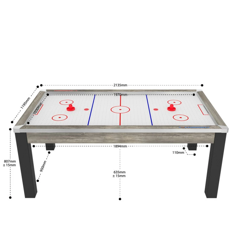 Air Hockey Toronto - Coloris Industriel / Surface Blanche 5 Air Hockey Toronto - Coloris Industriel / Surface Blanche – Image 4