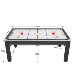 Air Hockey Toronto - Coloris Noir / Surface Blanche -Ledepot Soldes Magasin air hockey toronto coloris noir surface blanche 4