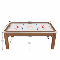 Air Hockey Toronto - Hêtre Boisé / Surface Blanche -Ledepot Soldes Magasin air hockey toronto hetre boise surface blanche 2