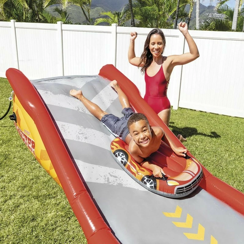 Aire De Jeux Gonflable Gliss Party Formule 1 Intex 6 Aire De Jeux Gonflable Gliss Party Formule 1 Intex – Image 4