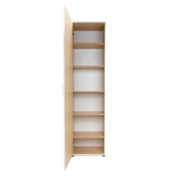 Armoire 1 Porte 6 Niveaux Blanc -Ledepot Soldes Magasin armoire 1 porte 6 niveaux andy blanc 2