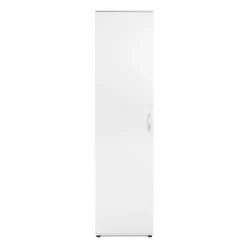 Armoire 1 Porte 6 Niveaux Blanc -Ledepot Soldes Magasin armoire 1 porte 6 niveaux andy blanc 3