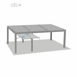 Auvent Petit Modèle Pour Tonnelle Majaé Hespéride -Ledepot Soldes Magasin auvent petit modele pour tonnelle majae hesperide 2