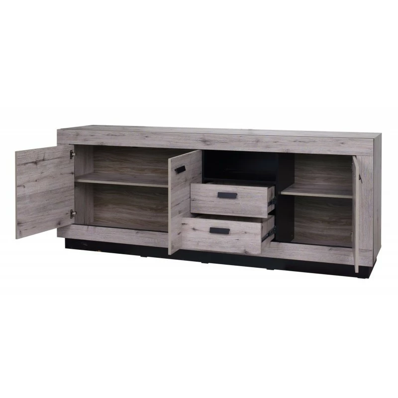 Bahut 3 Portes 2 Tiroirs Marseille 4 Bahut 3 Portes 2 Tiroirs Marseille – Image 2