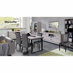 Bahut 3 Portes 2 Tiroirs Marseille 9 Bahut 3 Portes 2 Tiroirs Marseille -Ledepot Soldes Magasin bahut 3 portes 2 tiroirs marseille 3