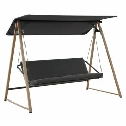 Balancelle 3 Places Soly Honey/charbon Hespéride 7 Balancelle 3 Places Soly Honey/charbon Hespéride -Ledepot Soldes Magasin balancelle 3 places soly honeycharbon hesperide 1