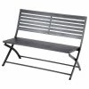 Banc Pliant Olbia Noir Graphite Hespéride