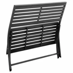 Banc Pliant Olbia Noir Graphite Hespéride -Ledepot Soldes Magasin banc pliant olbia noir graphite hesperide 2