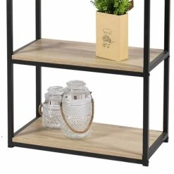 Bibliothèque 5 étagères Woody -Ledepot Soldes Magasin bibliotheque 5 etageres woody 2