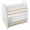 Bibliothèque Enfant Roulettes Doré Atmosphera -Ledepot Soldes Magasin bibliotheque enfant roulettes dore atmosphera