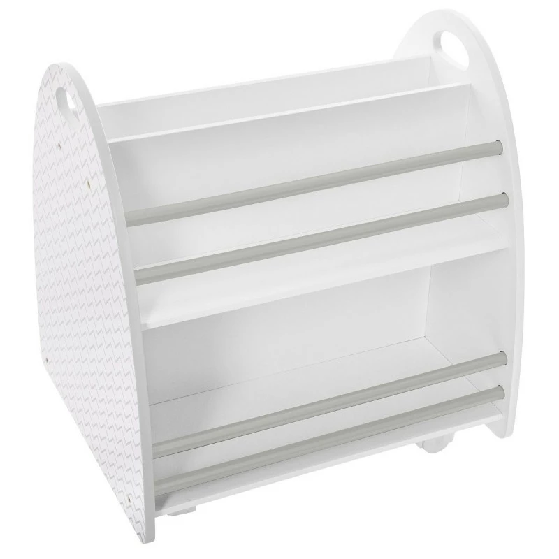 Bibliothèque Enfant Roulettes Gris Atmosphera 3 Bibliothèque Enfant Roulettes Gris Atmosphera