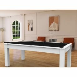 Billard Américain Arizona 7 Pieds Blanc Laqué / Tapis Noir 14 Billard Américain Arizona 7 Pieds Blanc Laqué / Tapis Noir -Ledepot Soldes Magasin billard americain arizona 7 pieds blanc tapis noir 5