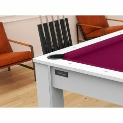 Billard Américain Arizona 7 Pieds Blanc Laqué / Tapis Prune 11 Billard Américain Arizona 7 Pieds Blanc Laqué / Tapis Prune -Ledepot Soldes Magasin billard americain arizona 7 pieds blanc tapis prune 2