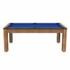 Billard Américain Arizona 7 Pieds Hêtre Boisé / Tapis Bleu -Ledepot Soldes Magasin billard americain arizona 7 pieds hetre boise tapis bleu