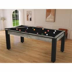 Billard Américain Arizona 7 Pieds Industriel / Tapis Noir -Ledepot Soldes Magasin billard americain arizona 7 pieds industriel tapis noir 5