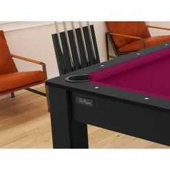 Billard Américain Arizona 7 Pieds Noir Grainé / Tapis Prune -Ledepot Soldes Magasin billard americain arizona 7 pieds noir graine tapis prune 2