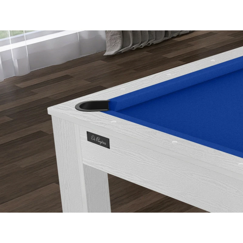 Billard Texas 6 Pieds - Coloris Blanc Boisé Tapis Bleu 7 Billard Texas 6 Pieds - Coloris Blanc Boisé Tapis Bleu – Image 5