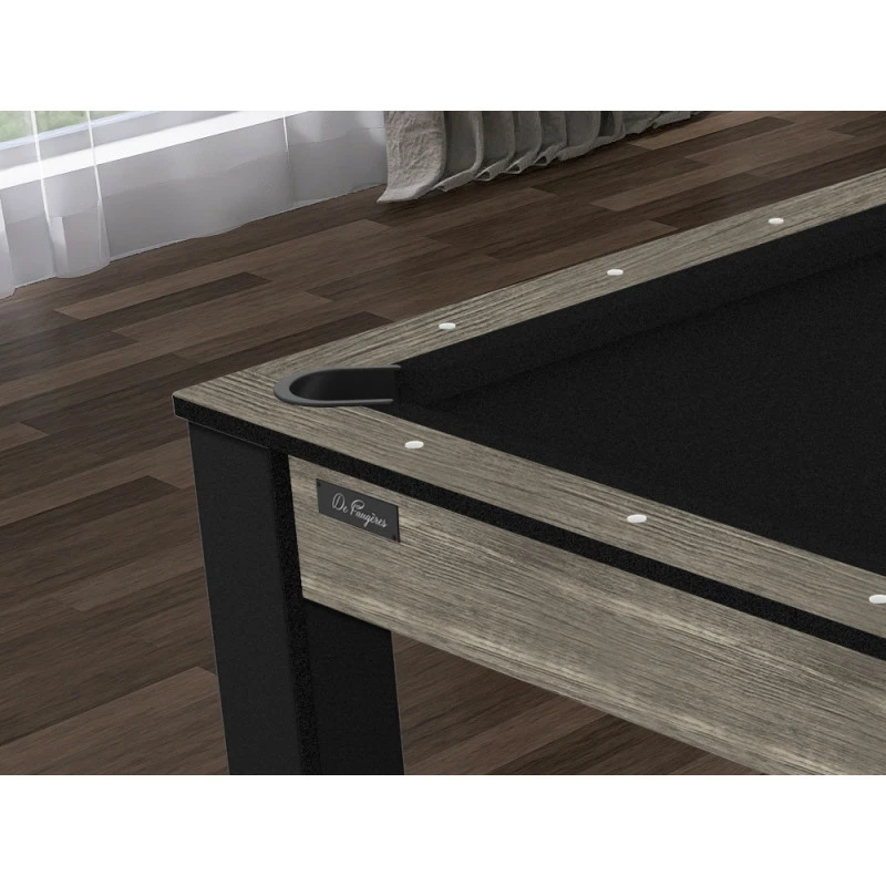 Billard Texas 6 Pieds - Coloris Industriel Tapis Noir 6 Billard Texas 6 Pieds - Coloris Industriel Tapis Noir – Image 4