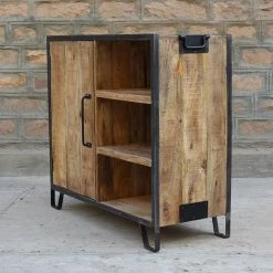 Buffet 1 Porte 3 Niches Manguier -Ledepot Soldes Magasin buffet 1 porte 4 niches manguier 3