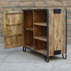 Buffet 1 Porte 3 Niches Manguier -Ledepot Soldes Magasin buffet 1 porte 4 niches manguier 4