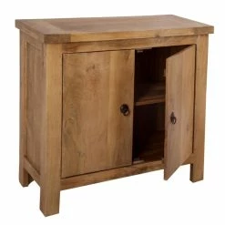 Buffet 2 Portes Ajmal Bois Massif Manguier Atmosphera -Ledepot Soldes Magasin buffet 2 portes ajmal bois massif manguier atmosphera 2