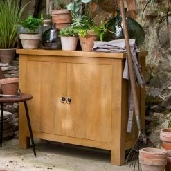 Buffet 2 Portes Ajmal Bois Massif Manguier Atmosphera -Ledepot Soldes Magasin buffet 2 portes ajmal bois massif manguier atmosphera 5