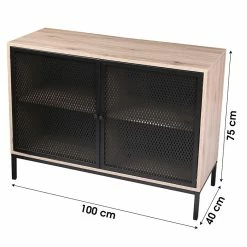 Buffet 2 Portes Grillage Soho -Ledepot Soldes Magasin buffet 2 portes grillage soho 2