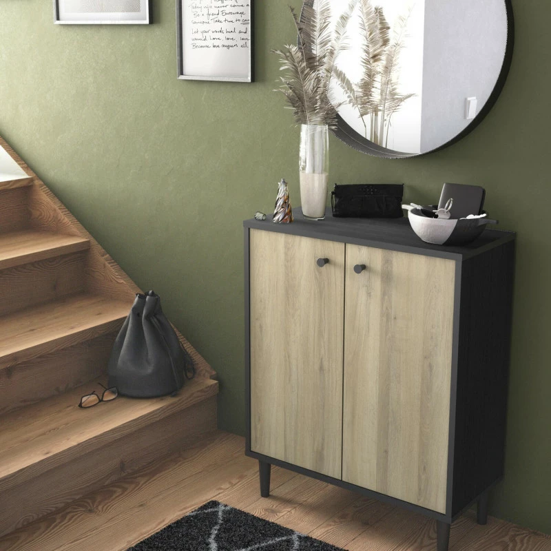 Demeyere Buffet 2 Portes Industriel Arty 4 Demeyere Buffet 2 Portes Industriel Arty – Image 2