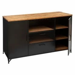 Buffet 2 Portes 3 Niches Cierna Atmosphera -Ledepot Soldes Magasin buffet 2 portes niches cierna atmosphera 1