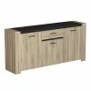 Demeyere Buffet 3 Portes 1 Tiroir Sheffield -Ledepot Soldes Magasin buffet 3 portes 1 tiroir sheffield