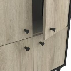 Demeyere Buffet 4 Portes Industriel Arty -Ledepot Soldes Magasin buffet 4 portes industriel arty 1 3