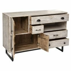 Buffet En Bois De Manguier Ajay Atmosphera -Ledepot Soldes Magasin buffet en bois de manguier ajay atmosphera 2