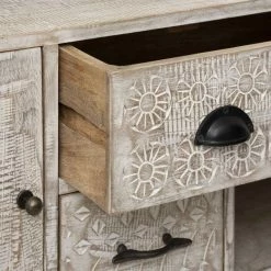 Buffet En Bois De Manguier Ajay Atmosphera -Ledepot Soldes Magasin buffet en bois de manguier ajay atmosphera 3