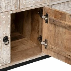 Buffet En Bois De Manguier Ajay Atmosphera -Ledepot Soldes Magasin buffet en bois de manguier ajay atmosphera 5