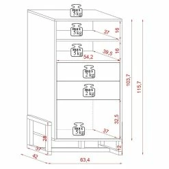 Buffet Haut 2 Tiroirs 1 Porte Oslo Blanc 16 Buffet Haut 2 Tiroirs 1 Porte Oslo Blanc -Ledepot Soldes Magasin buffet haut 2 tiroirs 1 porte oslo blanc 6
