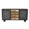 Buffet Métal Et Bois Jodhpur 2 Portes 4 Tiroirs 1 Buffet Métal Et Bois Jodhpur 2 Portes 4 Tiroirs -Ledepot Soldes Magasin buffet metal et bois jodhpur 2 portes 4 tiroirs