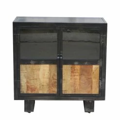 Buffet Métal Et Bois Jodhpur 2 Portes