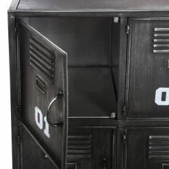 Buffet Métal Sevin 6 Portes Atmosphera -Ledepot Soldes Magasin buffet metal sevin 6 portes atmosphera 4