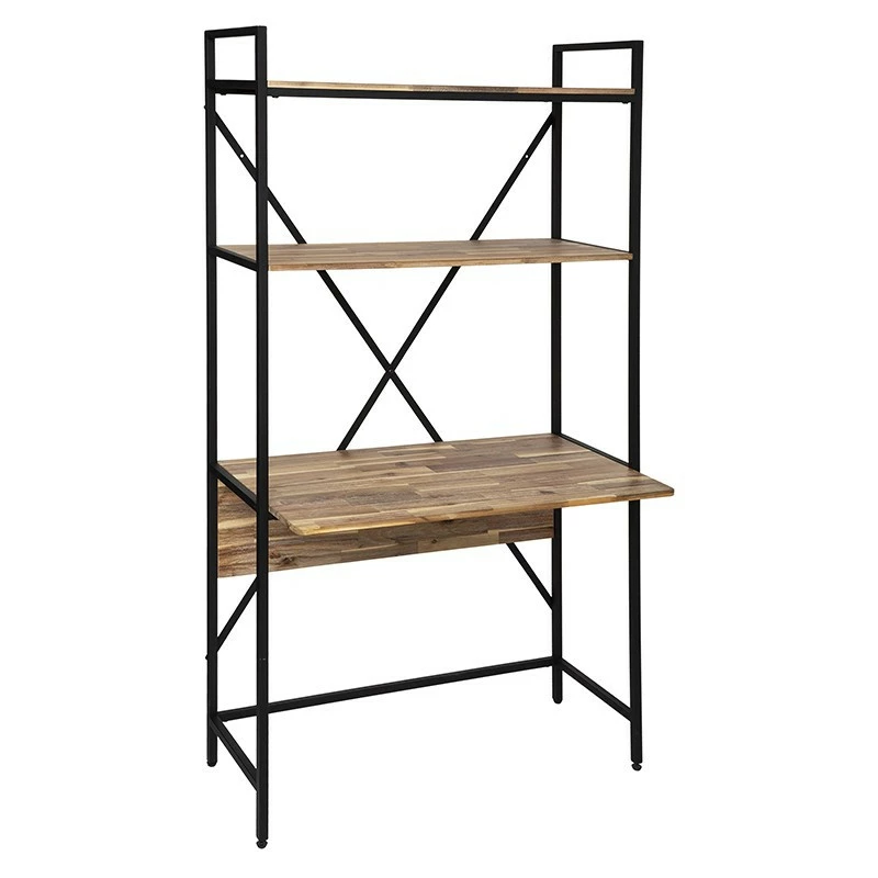 Bureau 2 étagères Edena Bois Et Métal Atmosphera 3 Bureau 2 étagères Edena Bois Et Métal Atmosphera