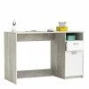 Demeyere Bureau Détroit Béton 1 Porte + 1 Niche + 1 Tiroir -Ledepot Soldes Magasin bureau detroit blanc beton 1 porte 1 niche 1 tiroir