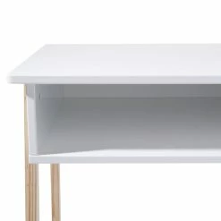 Bureau Enfant Blanc Pieds Bois Atmosphera -Ledepot Soldes Magasin bureau enfant blanc pieds bois atmosphera 2
