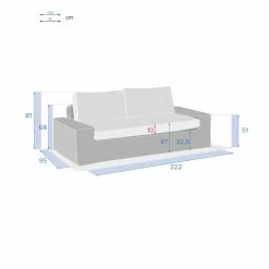 Canapé De Salon De Jardin Savinia Coloris Tahini Hespéride -Ledepot Soldes Magasin canape de salon de jardin savinia coloris tahini hesperide 3