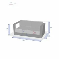 Canapé Extérieur 2 Places Allure Hespéride -Ledepot Soldes Magasin canape exterieur 2 places allure hesperide 2
