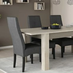 Demeyere Chaise Elite Tissu Gris Foncé 12 Demeyere Chaise Elite Tissu Gris Foncé -Ledepot Soldes Magasin chaise elite gris fonce 4