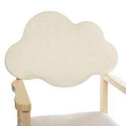 Chaise Enfant Nuage Blanc Pieds Bois Atmosphera -Ledepot Soldes Magasin chaise enfant nuage blanc pieds bois atmosphera 2