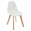 Chaise Enfant Pieds Bois Atmosphera Blanc