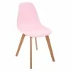 Chaise Enfant Pieds Bois Atmosphera Rose