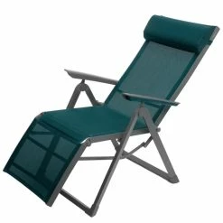 Chaise Longue Decima Hespéride Bleu Canard/graphite -Ledepot Soldes Magasin chaise longue decima hesperide bleu canard 1 1