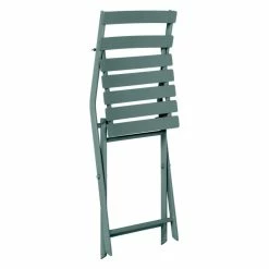 Chaise Métal Pliante Greensboro Vert Jade Hespéride -Ledepot Soldes Magasin chaise metal pliante greensboro vert jade hesperide 1 2
