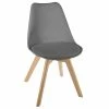 Chaise Salle Manger Baya Gris Foncé Atmosphera -Ledepot Soldes Magasin chaise salle manger baya gris fonce atmosphera